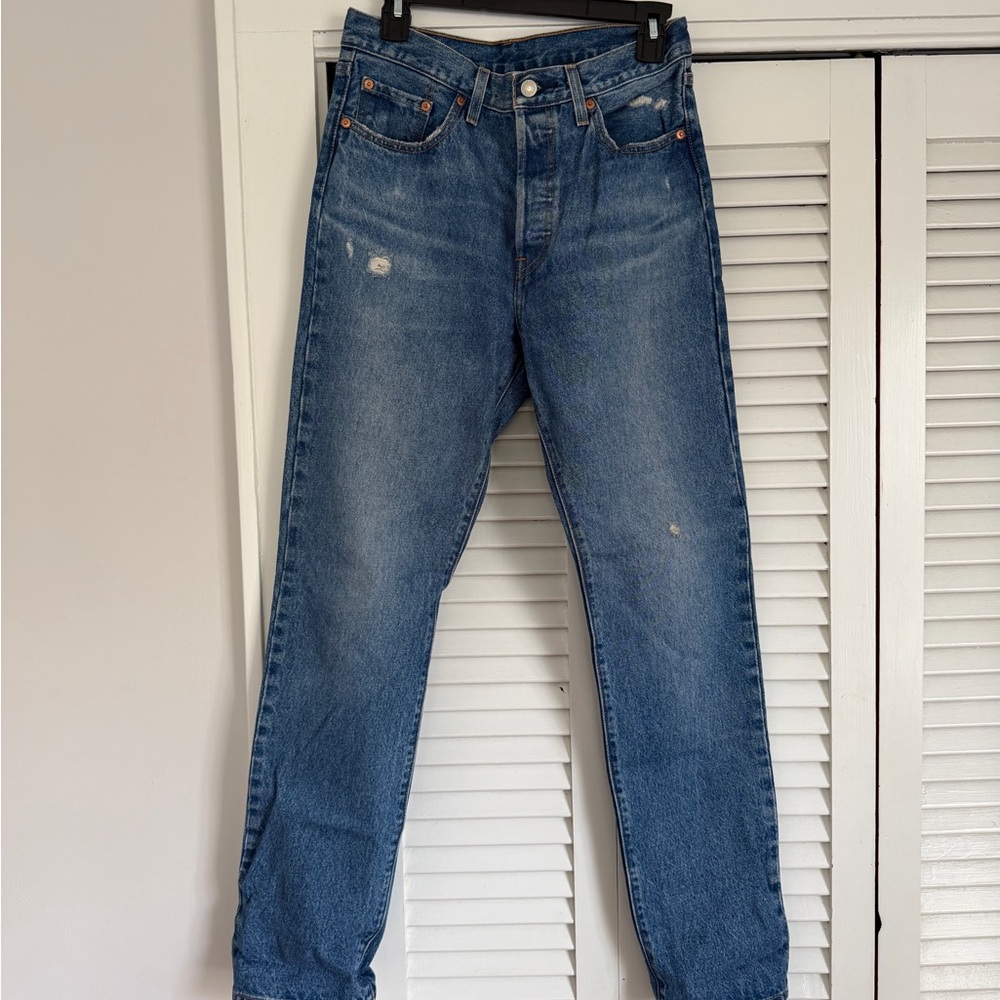 Levi's Women's Straight Leg Blue Jeans